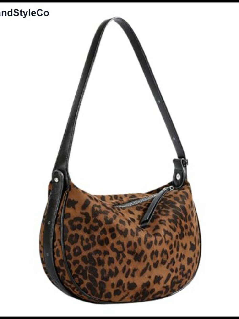 Small Faux Leather Shoulder Bag Y2K Underarm Purse Mini Hobo Handbag